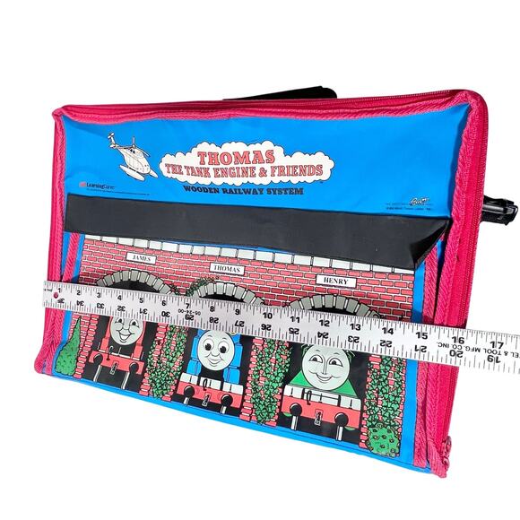 Vintage Thomas And Friends Carrying Case for Train Toys Storage Zipper 1999 - Picture 11 of 12
